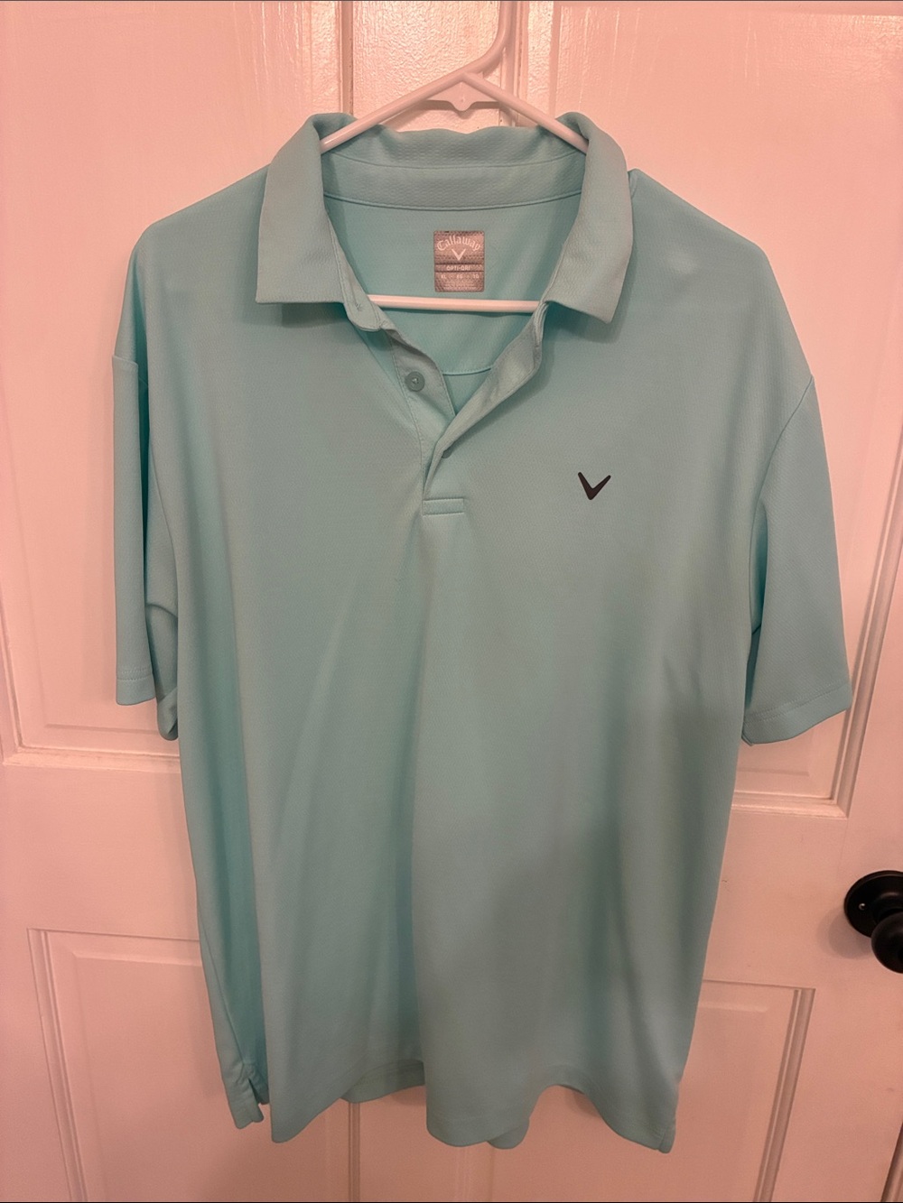 Callaway Men's Aqua Golf Polo Shirt